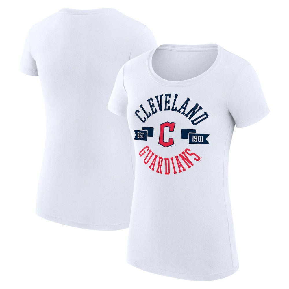 Cleveland Guardians G-III 4Her by Carl Banks Women's Super-Slim Fit Lightweight City Graphic T-Shirt - MLB