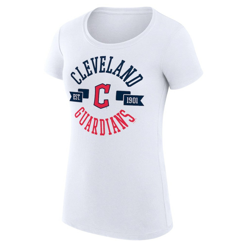 Cleveland Guardians G-III 4Her by Carl Banks Women's Super-Slim Fit Lightweight City Graphic T-Shirt - MLB