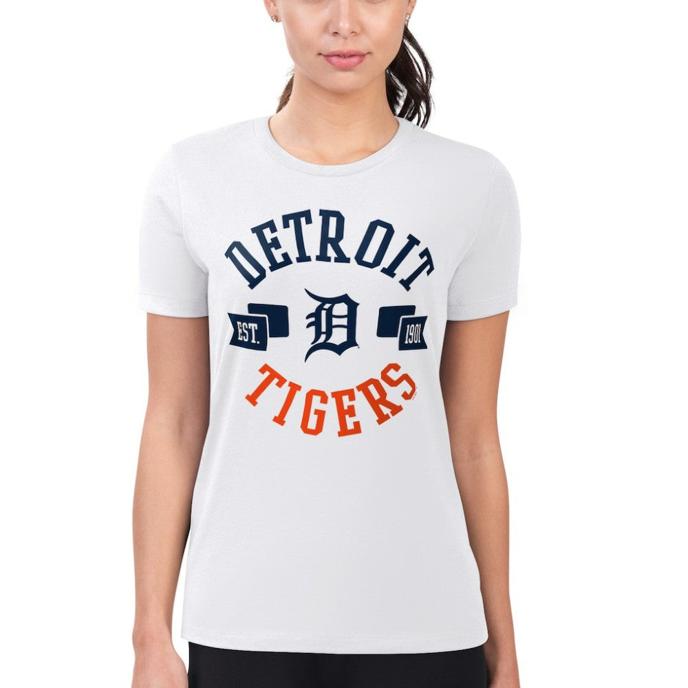 Detroit Tigers G-III 4Her by Carl Banks Women's Super-Slim Fit Lightweight City Graphic T-Shirt - MLB