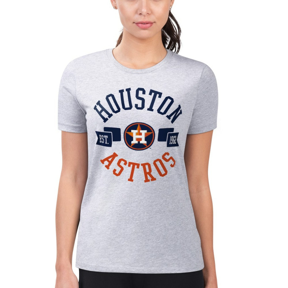 Houston Astros G-III 4Her by Carl Banks Women's Super-Slim Fit Lightweight City Graphic T-Shirt - MLB
