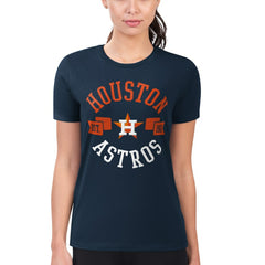 Houston Astros G-III 4Her by Carl Banks Women's Super-Slim Fit Lightweight City Graphic T-Shirt - MLB