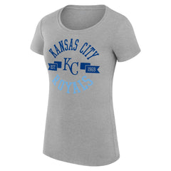 Kansas City Royals G-III 4Her by Carl Banks Women's Super-Slim Fit Lightweight City Graphic T-Shirt - MLB