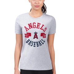 Los Angeles Angels G-III 4Her by Carl Banks Women's Super-Slim Fit Lightweight City Graphic T-Shirt - MLB