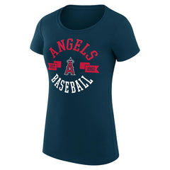 Los Angeles Angels G-III 4Her by Carl Banks Women's Super-Slim Fit Lightweight City Graphic T-Shirt - MLB