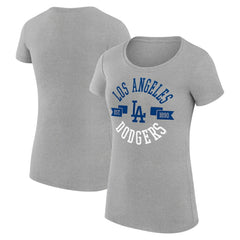 Los Angeles Dodgers G-III 4Her by Carl Banks Women's Super-Slim Fit Lightweight City Graphic T-Shirt - MLB