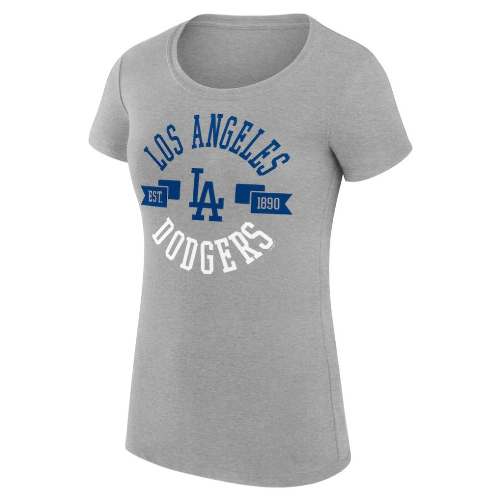 Los Angeles Dodgers G-III 4Her by Carl Banks Women's Super-Slim Fit Lightweight City Graphic T-Shirt - MLB