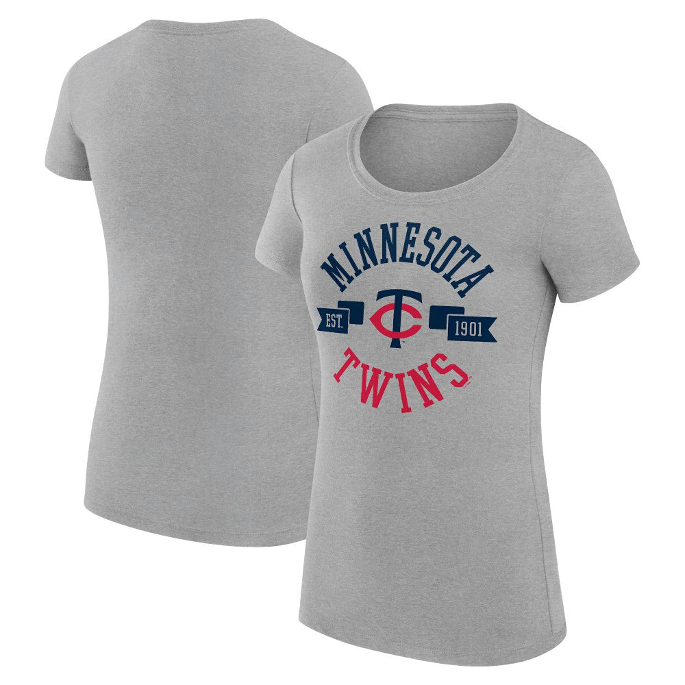 Minnesota Twins G-III 4Her by Carl Banks Women's Super-Slim Fit Lightweight City Graphic T-Shirt - MLB