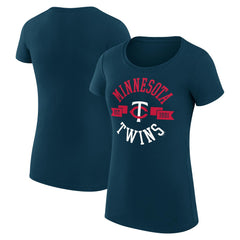 Minnesota Twins G-III 4Her by Carl Banks Women's Super-Slim Fit Lightweight City Graphic T-Shirt - MLB
