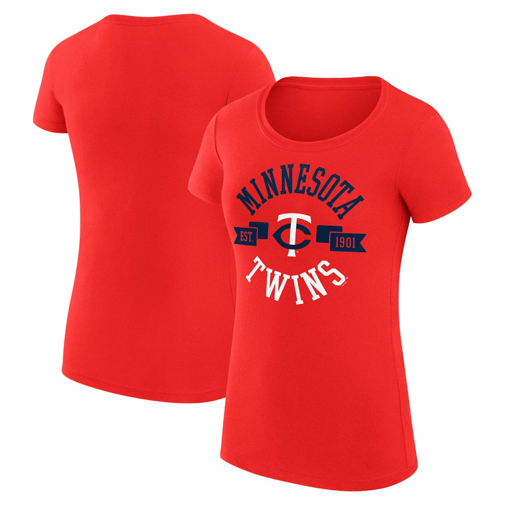 Minnesota Twins G-III 4Her by Carl Banks Women's Super-Slim Fit Lightweight City Graphic T-Shirt - MLB