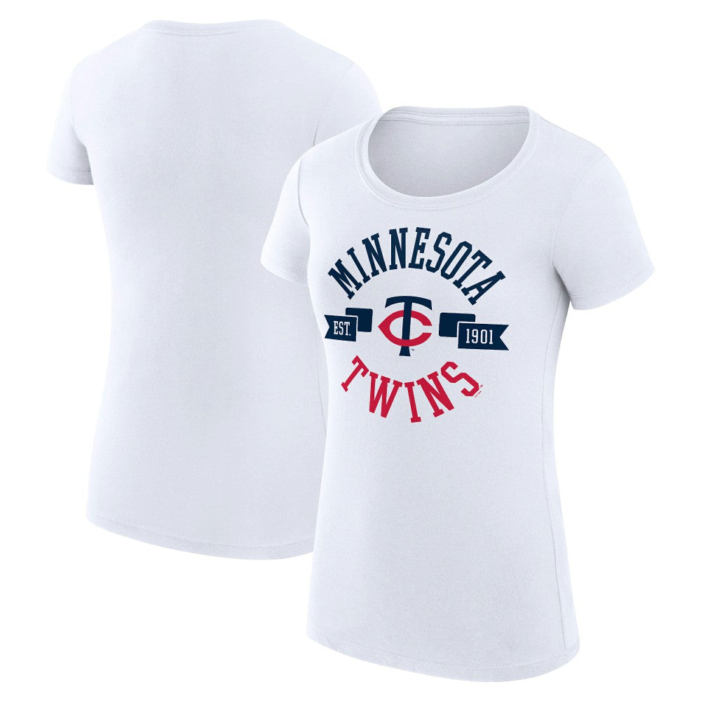 Minnesota Twins G-III 4Her by Carl Banks Women's Super-Slim Fit Lightweight City Graphic T-Shirt - MLB