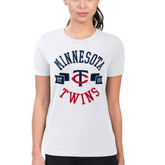 Minnesota Twins G-III 4Her by Carl Banks Women's Super-Slim Fit Lightweight City Graphic T-Shirt - MLB