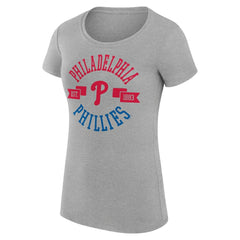 Philadelphia Phillies G-III 4Her by Carl Banks Women's Super-Slim Fit Lightweight City Graphic T-Shirt - MLB