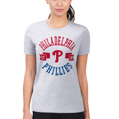 Philadelphia Phillies G-III 4Her by Carl Banks Women's Super-Slim Fit Lightweight City Graphic T-Shirt - MLB