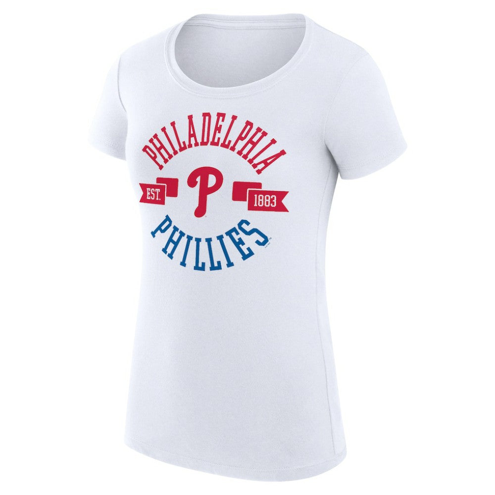 Philadelphia Phillies G-III 4Her by Carl Banks Women's Super-Slim Fit Lightweight City Graphic T-Shirt - MLB