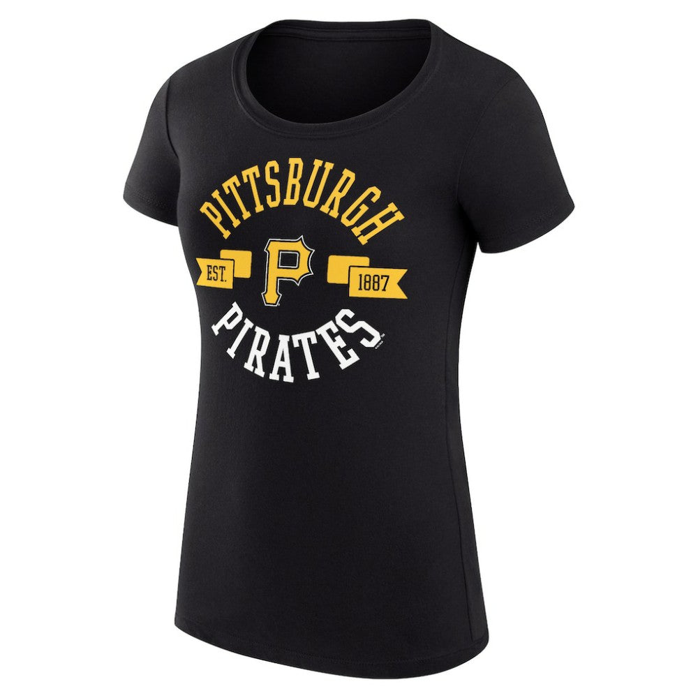 Pittsburgh Pirates G-III 4Her by Carl Banks Women's Super-Slim Fit Lightweight City Graphic T-Shirt - MLB