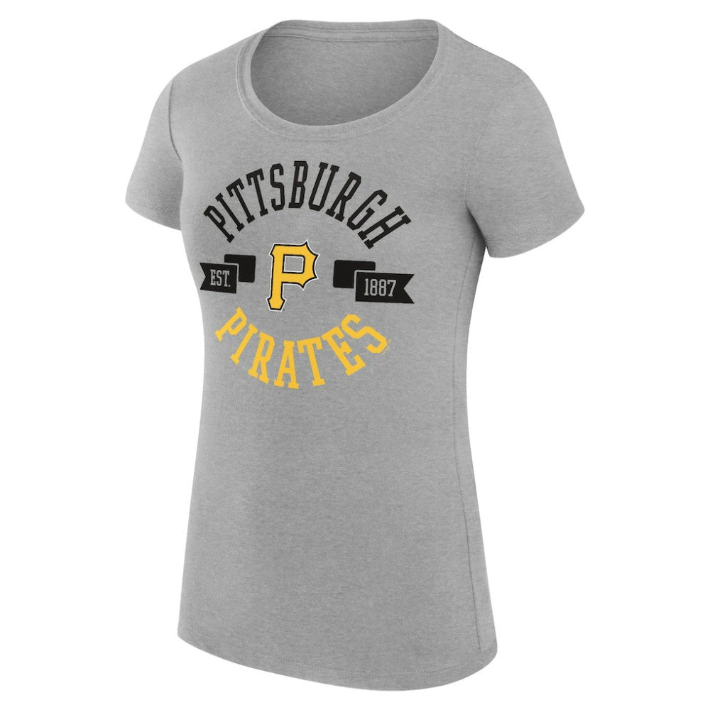 Pittsburgh Pirates G-III 4Her by Carl Banks Women's Super-Slim Fit Lightweight City Graphic T-Shirt - MLB