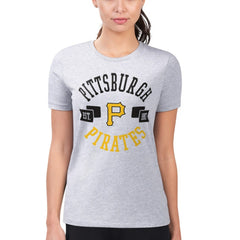 Pittsburgh Pirates G-III 4Her by Carl Banks Women's Super-Slim Fit Lightweight City Graphic T-Shirt - MLB