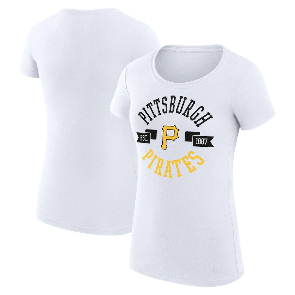 Pittsburgh Pirates G-III 4Her by Carl Banks Women's Super-Slim Fit Lightweight City Graphic T-Shirt - MLB