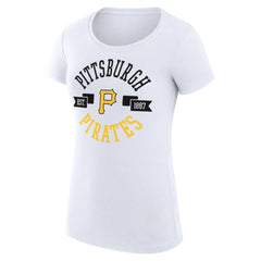 Pittsburgh Pirates G-III 4Her by Carl Banks Women's Super-Slim Fit Lightweight City Graphic T-Shirt - MLB