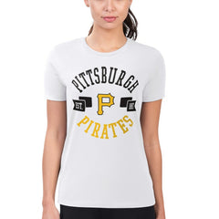 Pittsburgh Pirates G-III 4Her by Carl Banks Women's Super-Slim Fit Lightweight City Graphic T-Shirt - MLB