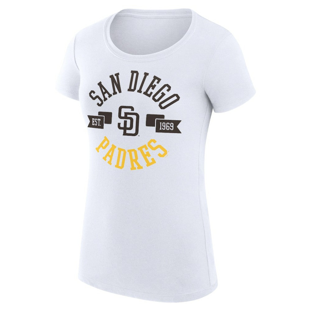 San Diego Padres G-III 4Her by Carl Banks Women's Super-Slim Fit Lightweight City Graphic T-Shirt - MLB