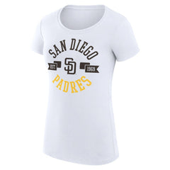 San Diego Padres G-III 4Her by Carl Banks Women's Super-Slim Fit Lightweight City Graphic T-Shirt - MLB