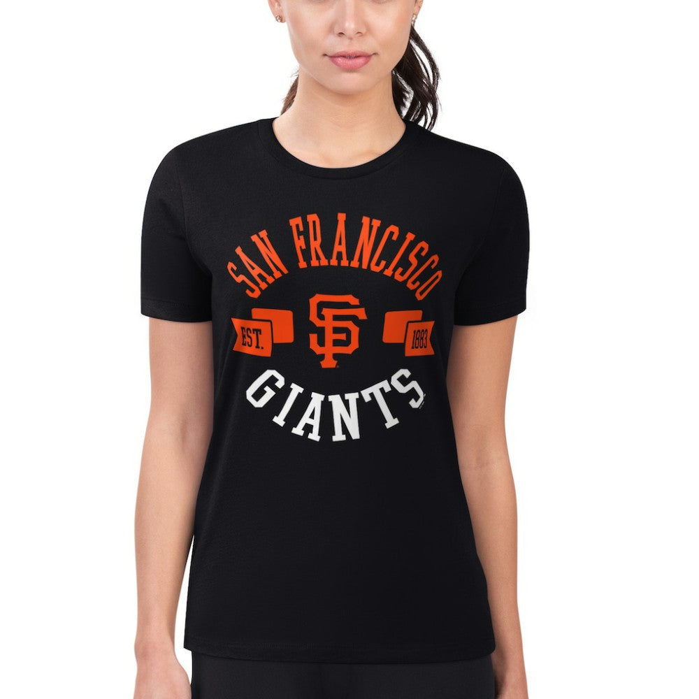 San Francisco Giants G-III 4Her by Carl Banks Women's Super-Slim Fit Lightweight City Graphic T-Shirt - MLB