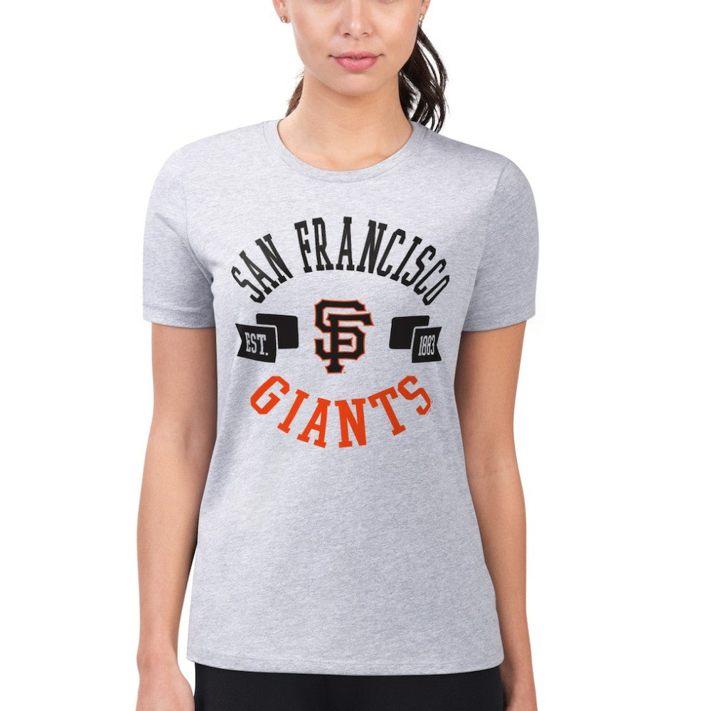 San Francisco Giants G-III 4Her by Carl Banks Women's Super-Slim Fit Lightweight City Graphic T-Shirt - MLB