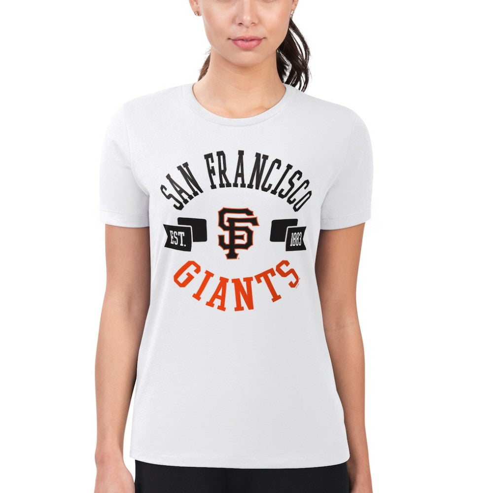 San Francisco Giants G-III 4Her by Carl Banks Women's Super-Slim Fit Lightweight City Graphic T-Shirt - MLB
