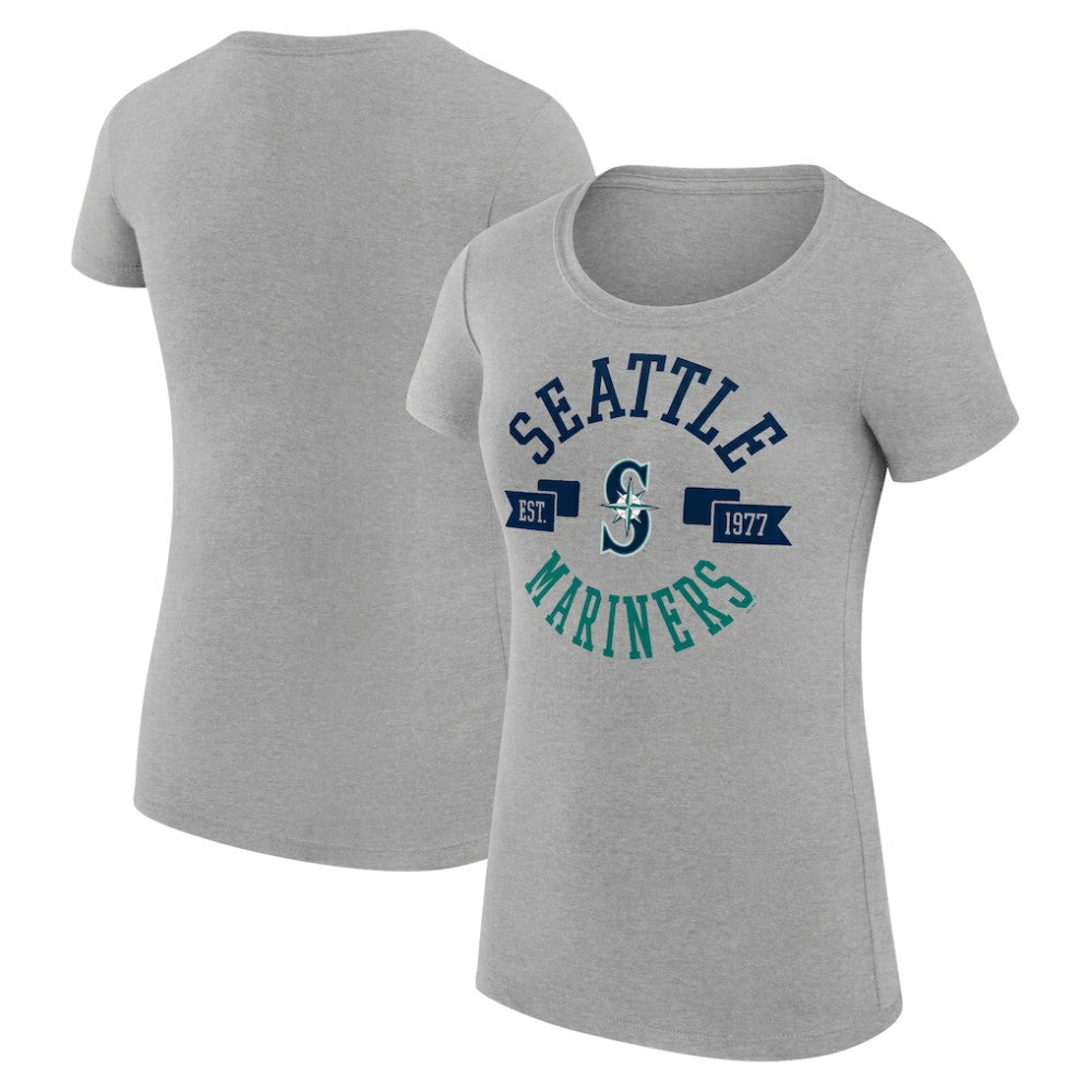 Seattle Mariners G-III 4Her by Carl Banks Women's Super-Slim Fit Lightweight City Graphic T-Shirt - MLB