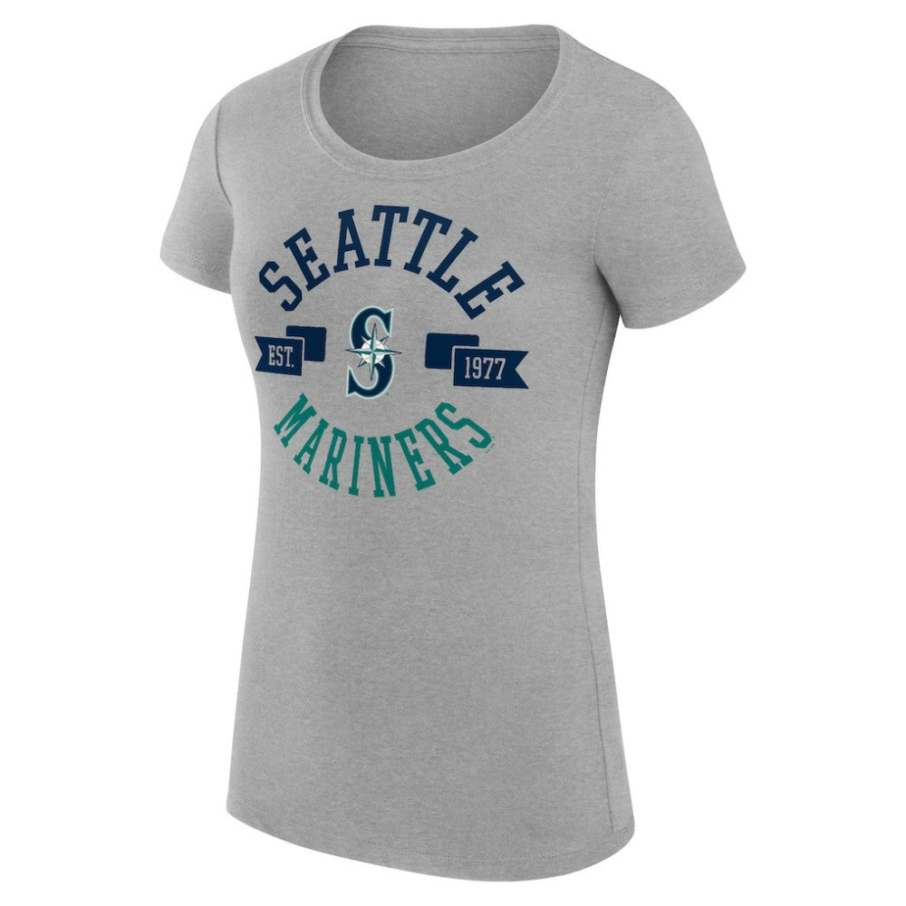 Seattle Mariners G-III 4Her by Carl Banks Women's Super-Slim Fit Lightweight City Graphic T-Shirt - MLB