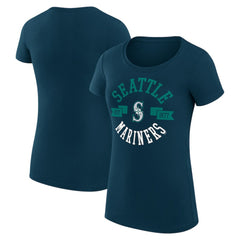 Seattle Mariners G-III 4Her by Carl Banks Women's Super-Slim Fit Lightweight City Graphic T-Shirt - MLB