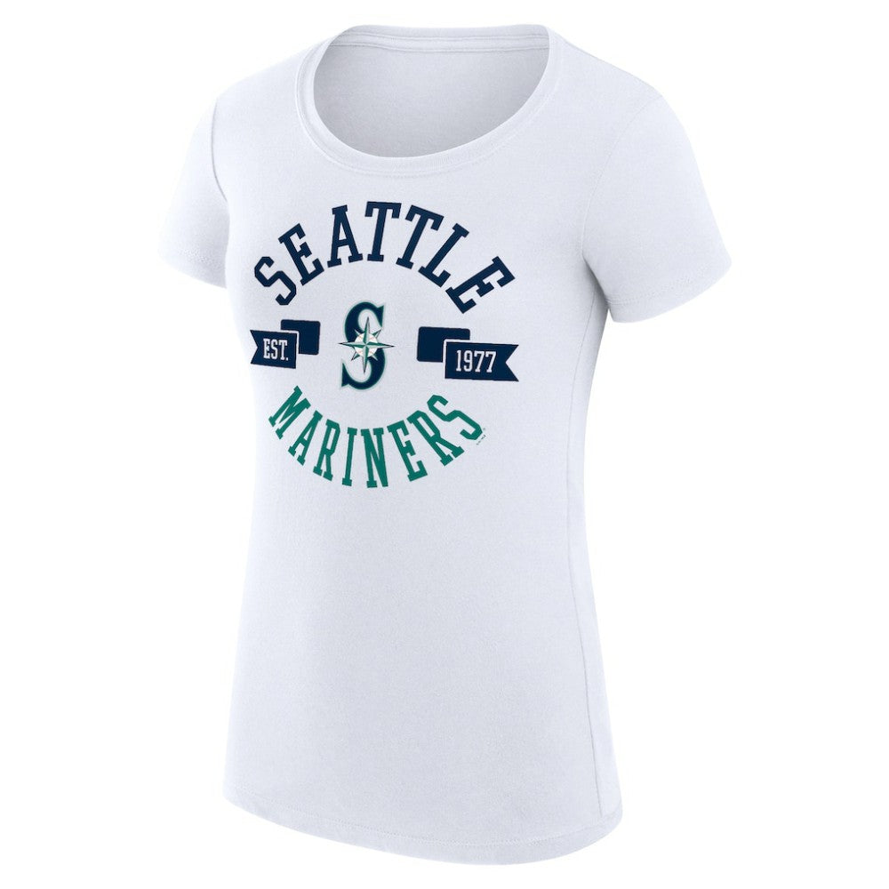 Seattle Mariners G-III 4Her by Carl Banks Women's Super-Slim Fit Lightweight City Graphic T-Shirt - MLB
