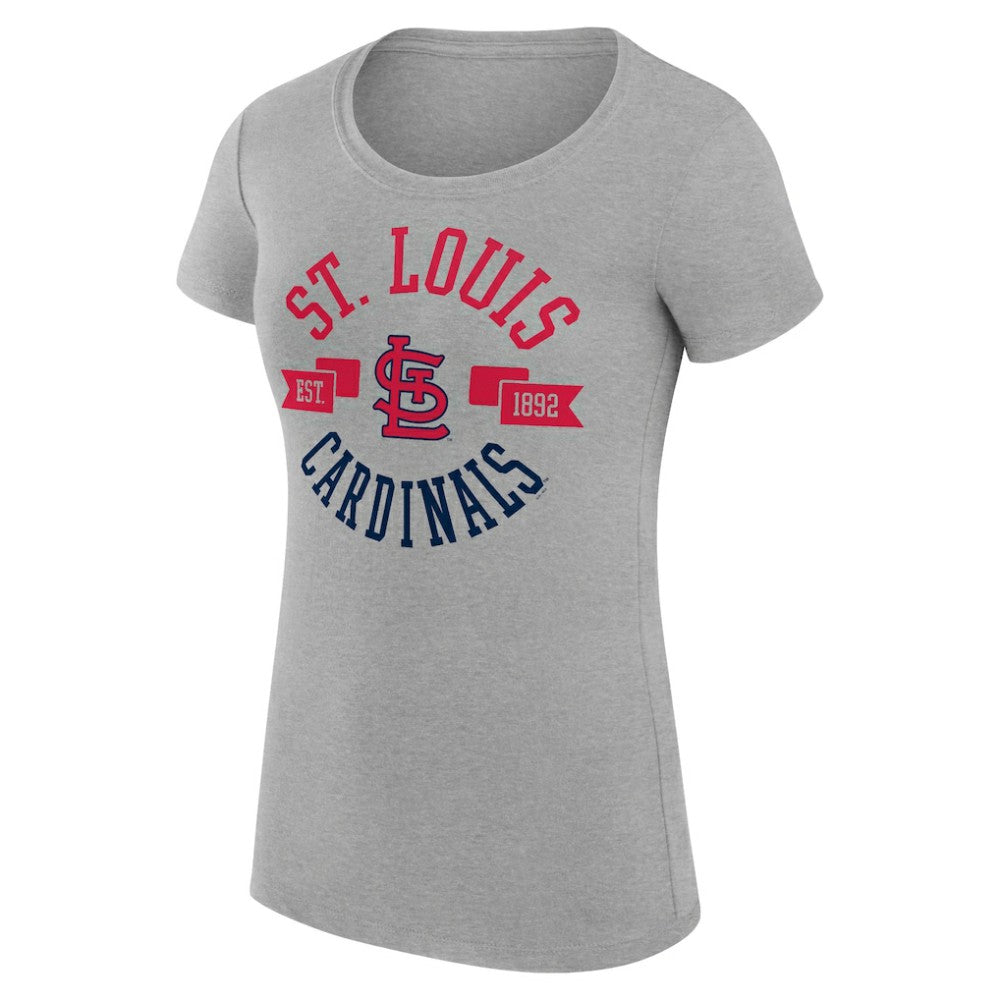 St. Louis Cardinals G-III 4Her by Carl Banks Women's Super-Slim Fit Lightweight City Graphic T-Shirt - MLB