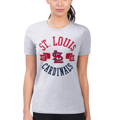 St. Louis Cardinals G-III 4Her by Carl Banks Women's Super-Slim Fit Lightweight City Graphic T-Shirt - MLB