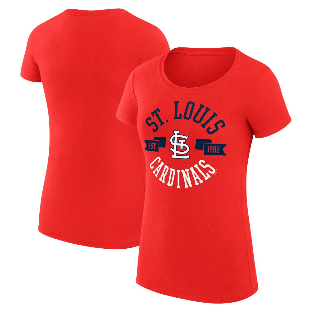 St. Louis Cardinals G-III 4Her by Carl Banks Women's Super-Slim Fit Lightweight City Graphic T-Shirt - MLB