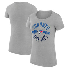 Toronto Blue Jays G-III 4Her by Carl Banks Women's Super-Slim Fit Lightweight City Graphic T-Shirt - MLB