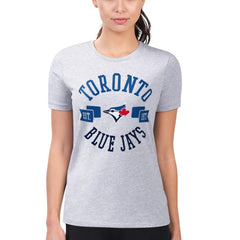 Toronto Blue Jays G-III 4Her by Carl Banks Women's Super-Slim Fit Lightweight City Graphic T-Shirt - MLB