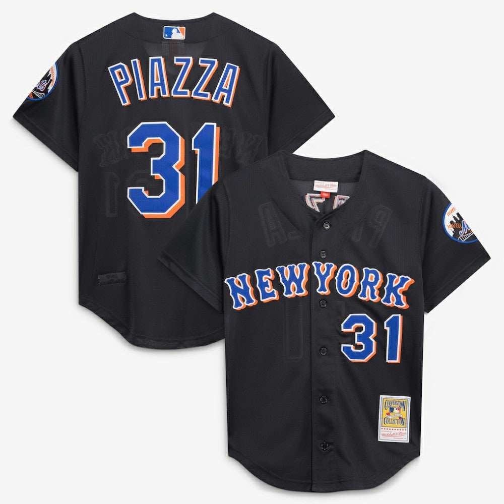 Mike Piazza New York Mets Mitchell & Ness Cooperstown Collection 2000 Batting Practice Jersey - MLB