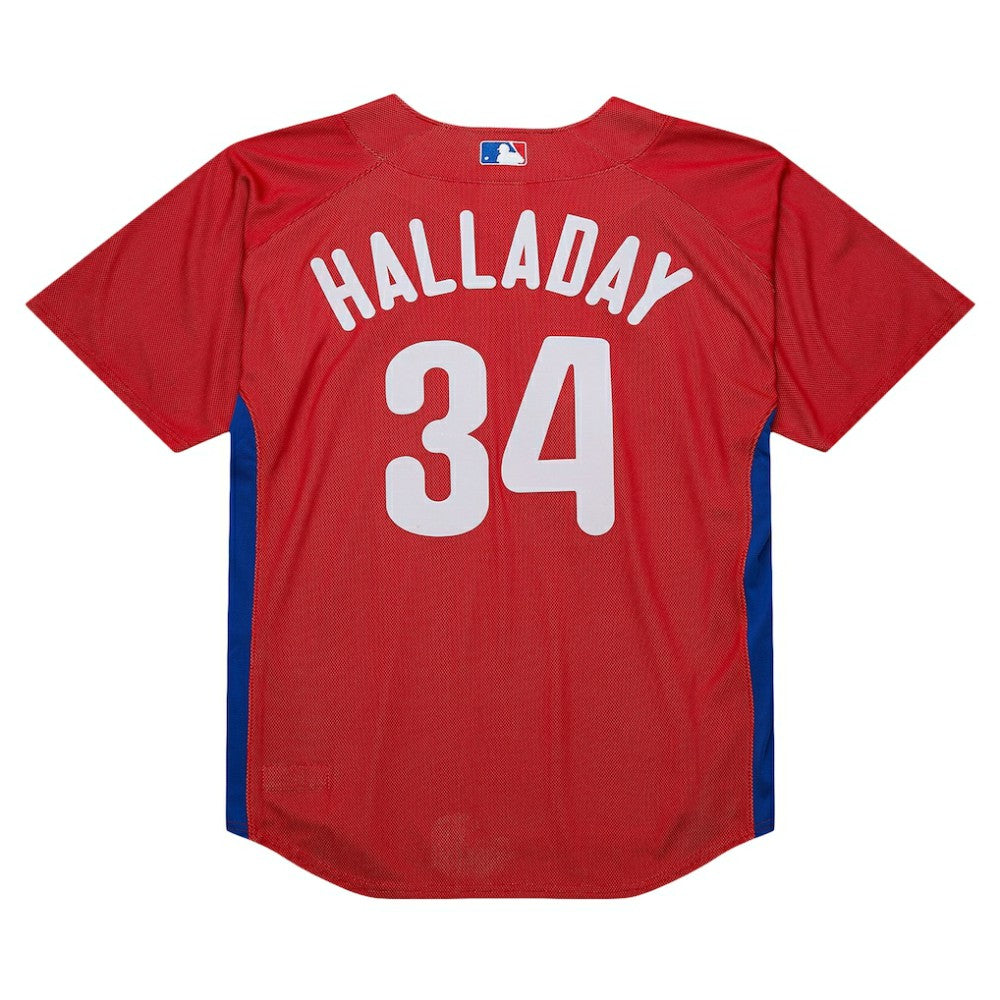 Roy Halladay Philadelphia Phillies Mitchell & Ness Authentic Batting Practice Jersey - MLB