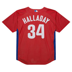 Roy Halladay Philadelphia Phillies Mitchell & Ness Authentic Batting Practice Jersey - MLB
