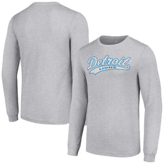 Detroit Lions Starter Tailsweep Long Sleeve T-Shirt Heather Gray | NFL