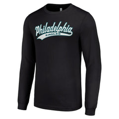 Philadelphia Eagles Starter Tailsweep Long Sleeve T-Shirt Black | NFL