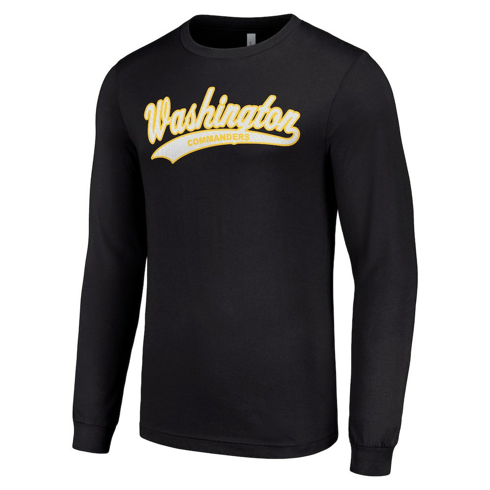Washington Commanders Starter Tailsweep Long Sleeve T-Shirt Black | NFL