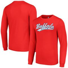 Buffalo Bills Starter Tailsweep Long Sleeve T-Shirt Red | NFL