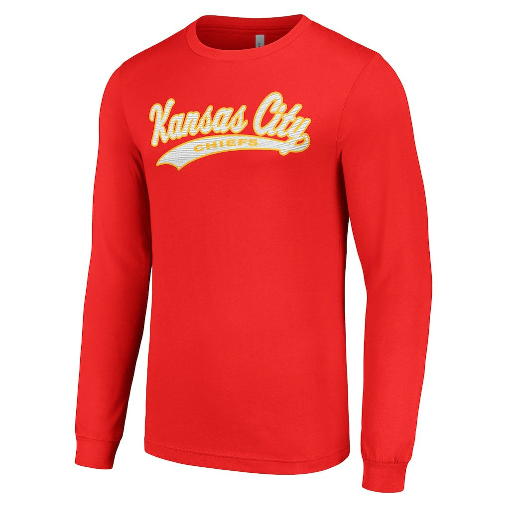Kansas City Chiefs Starter Tailsweep Long Sleeve T-Shirt Red | NFL