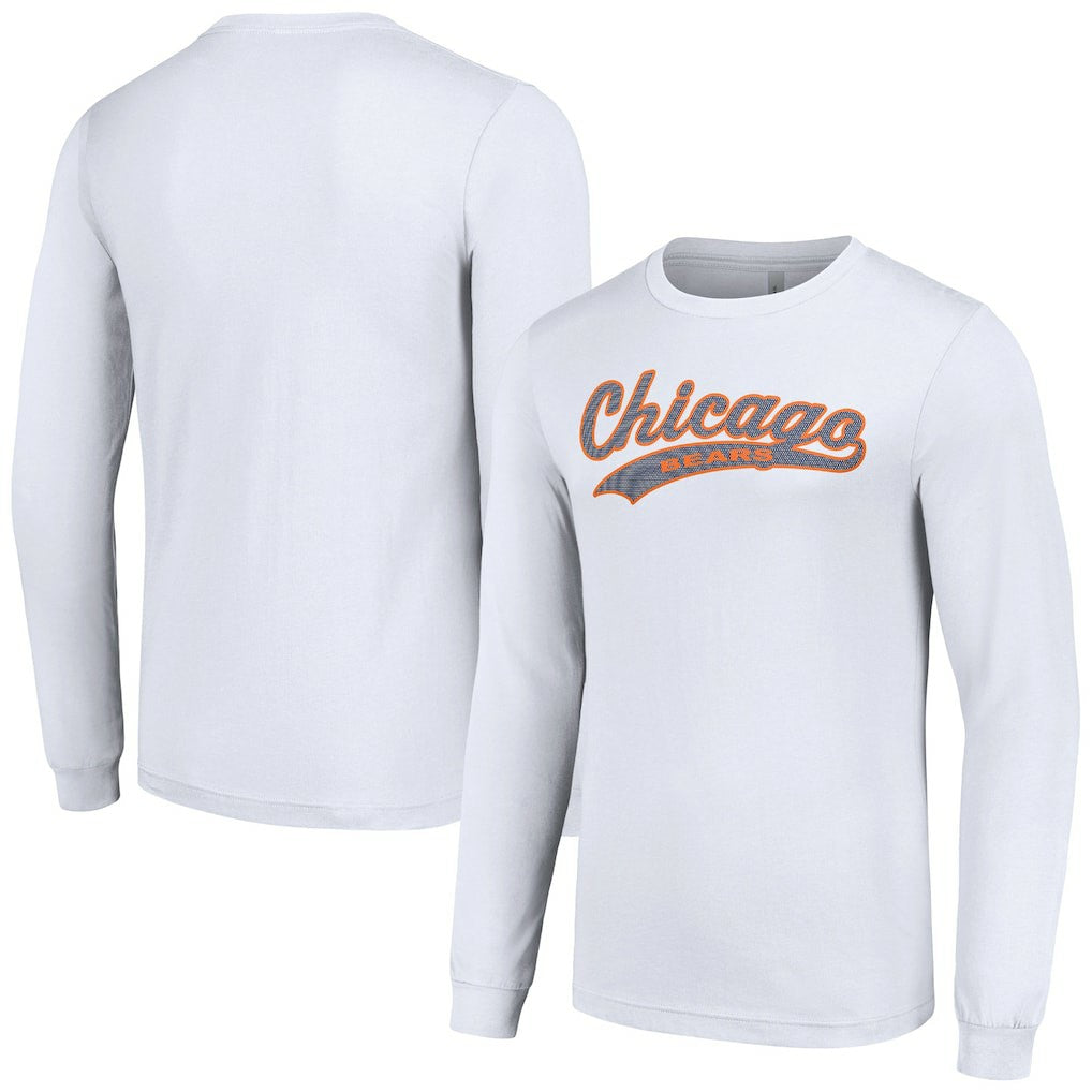 Chicago Bears Starter Tailsweep Long Sleeve T-Shirt White | NFL