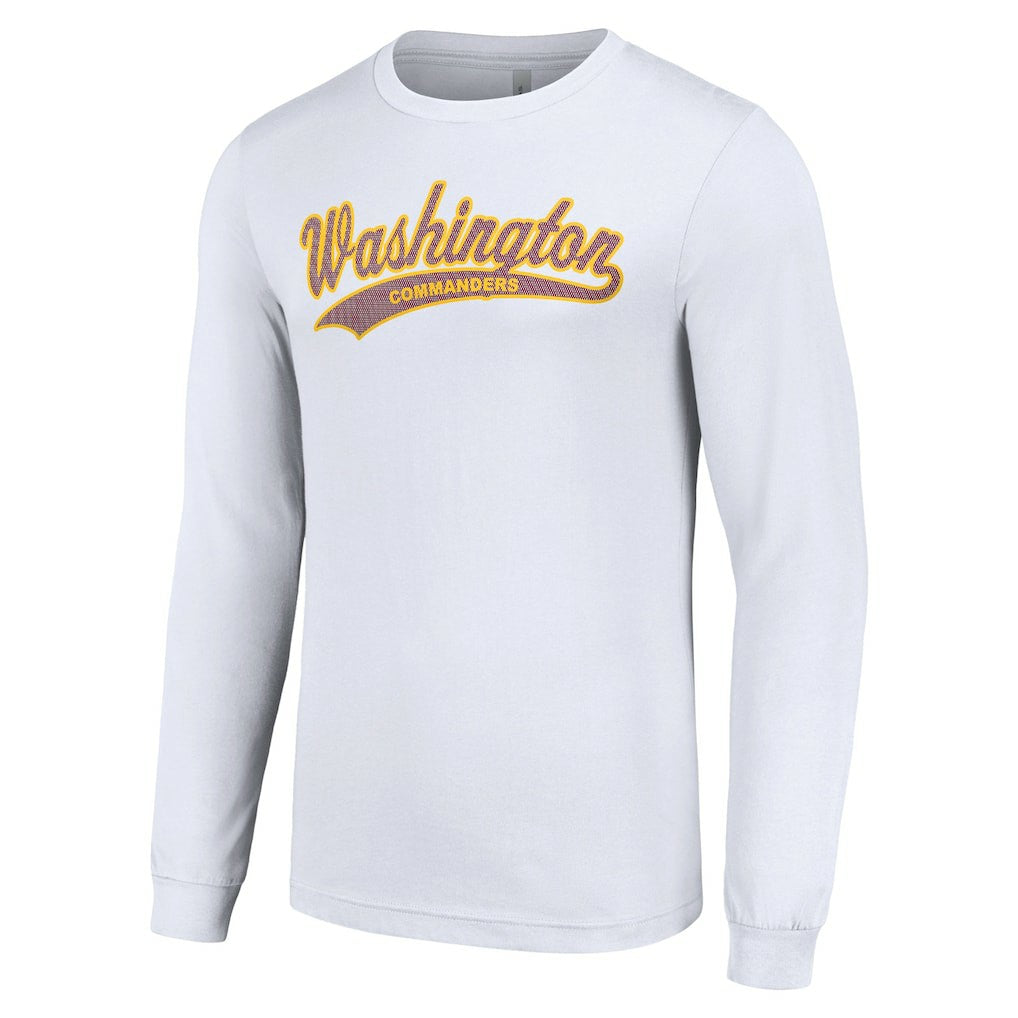Washington Commanders Starter Tailsweep Long Sleeve T-Shirt White | NFL