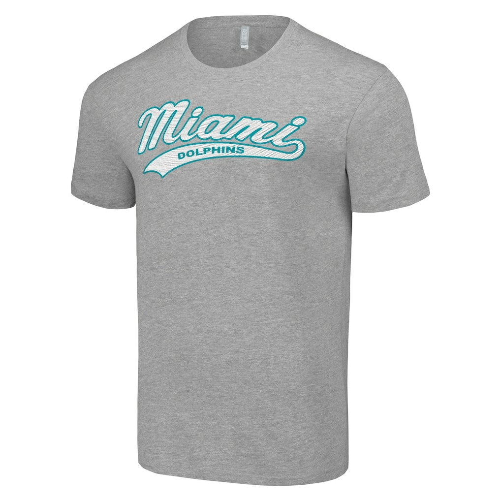 Miami Dolphins Starter Tailsweep T-Shirt Heather Gray | NFL