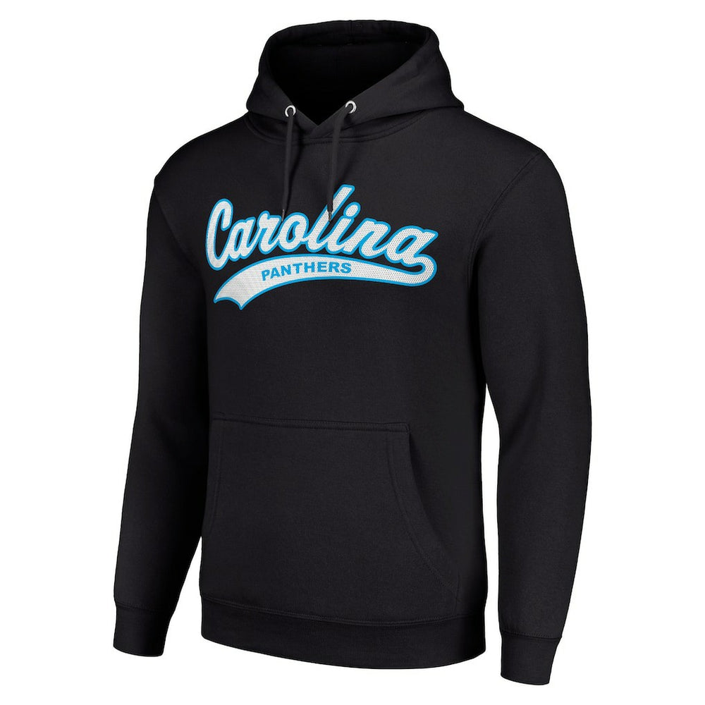 Carolina Panthers Starter Unisex Tailsweep Pullover Hoodie Black | NFL